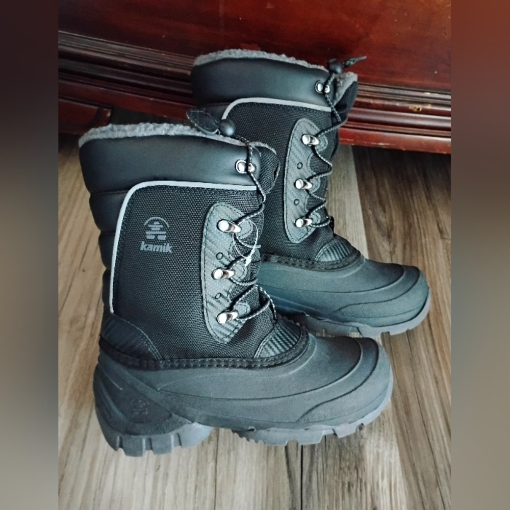Kamik Kids Black Snow Boots